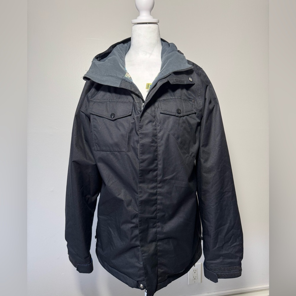 Volcom Women's Bolt Insulated Snowboard Ski Winter Hooded Jacket - LARGE, Black